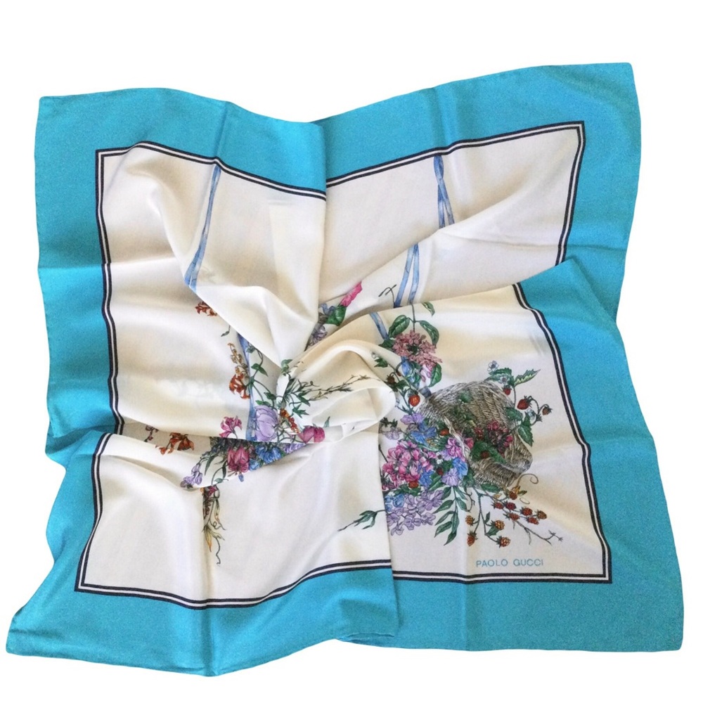 HOST PICK Vintage Paolo Gucci Silk Scarf - Picture 3 of 6